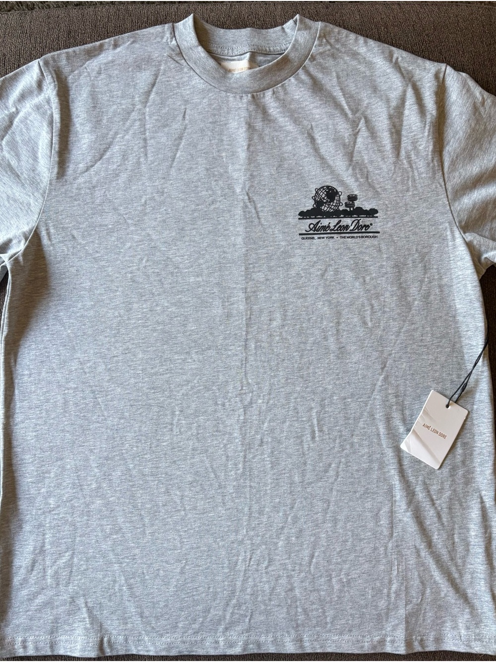 Aimé Leon Dore Unisphere Short-Sleeve Tee 'Gray'